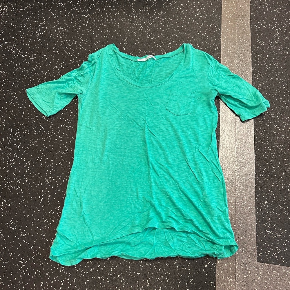 Maurices Teal Short Sleeve Tee